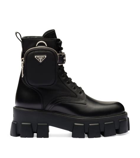 prada chelsea boots sale|women Prada boots with pouch.